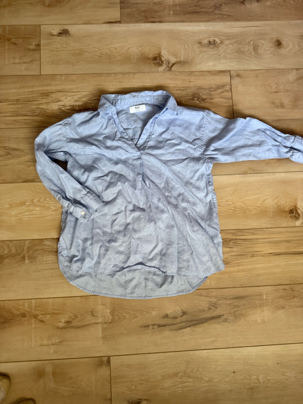 Uniqlo Pale Blue Casual Shirt